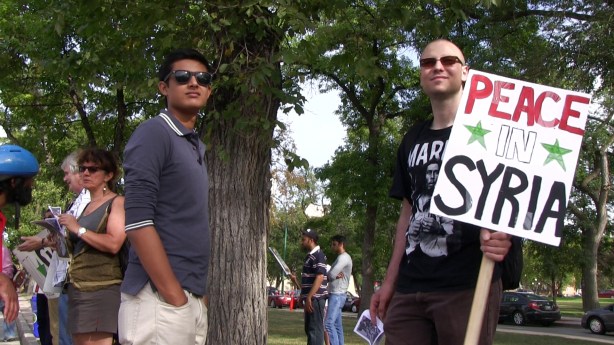 Winnipeg Peace in Syria Rally