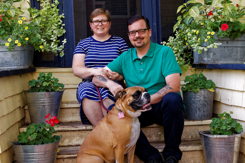 Laura, Dave and Maggie